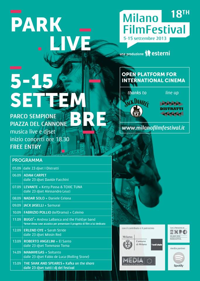 programma di Parklive, dal 5 al 15 settembre concerti gratuiti a Milano Parco Sempione