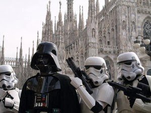 Raduno ufficiale dei figuranti di Star Wars a Milano, sabato 7 dicembre 2013