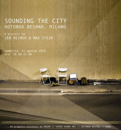 sounding the city, i suoni dell'ambiente urbano di milano in una performance domenica 31 agosto a milano