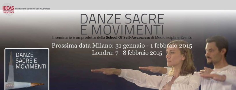 Weekend a Milano: Danze Sacre e Movimenti ai Frigoriferi Milanesi sabato 31 gennaio e domenica 1 febbraio