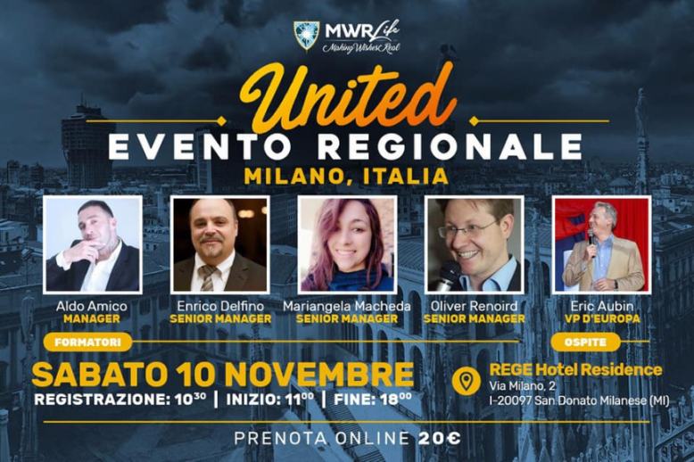 cosa fare sabato 10 novembre a Milano evento MWR Life viaggi e lavoro