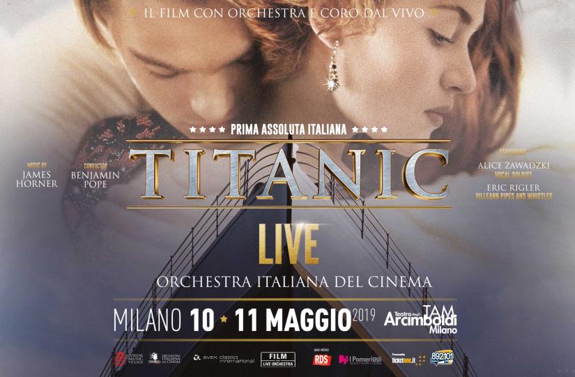 cosa fare venerdì 10 maggio a Milano: Titanic Live in Concerto
