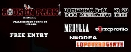 Serata conclusiva festival Rock in Park al Legend Club di Milano