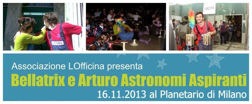 Cosa fare coi bambini a Milano nel weekend: spettacoli di animazione astronomica de LOfficina