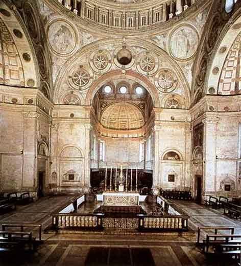 Donato Bramante: tribuna Chiesa di Santa Maria alle Grazie