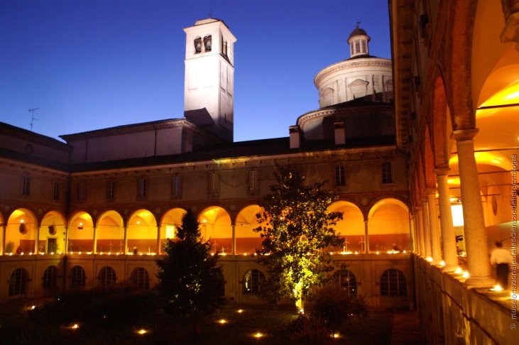 Chiostro del Museo della Scienza e della Tecnologia Leonardo da Vinci