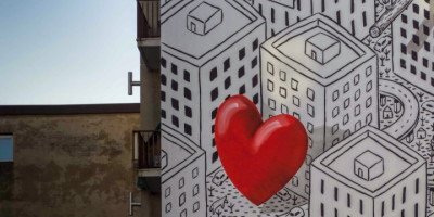 Love seeker, opera di Millo. Giardino delle Culture di Milano
