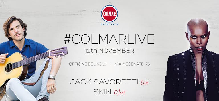Skin e Jack Savoretti alle Officine del Volo di Milano per #COLMARLIVE