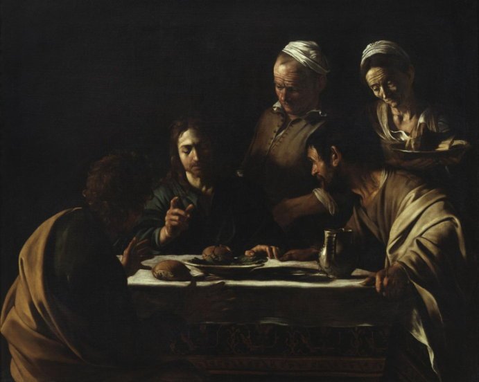 Caravaggio, Cena in Emmaus (1606 ca.), Milano, Pinacoteca di Brera
