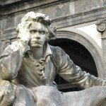Statua di Ludwig van Beethoven, Conservatorio di San Pietro a Majella, Napoli, 1895. Opera di Francesco Jerace