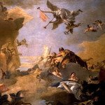 Giambattista Tiepolo, Apoteosi di Angelo della Vecchia nel segno delle Virtù, Palazzo Isimbardi (Milano)