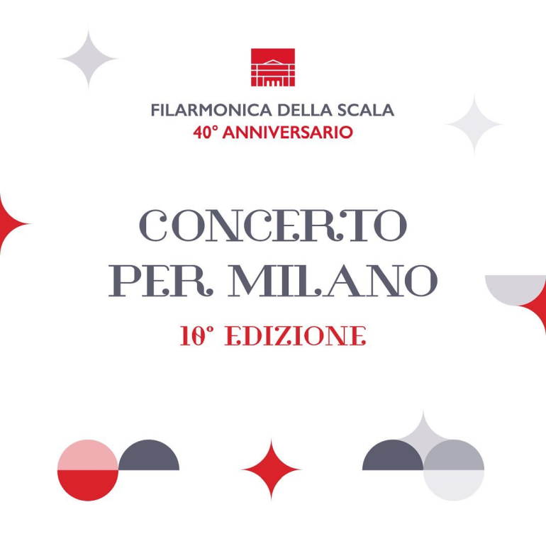 Concerto per Milano festeggia dieci anni: appuntamento con la Filarmonica domenica 12 giugno in Piazza Duomo