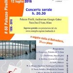 Concerto speciale gratuito 12 luglio 2016 - Auditorium Gaber Palazzo Pirelli