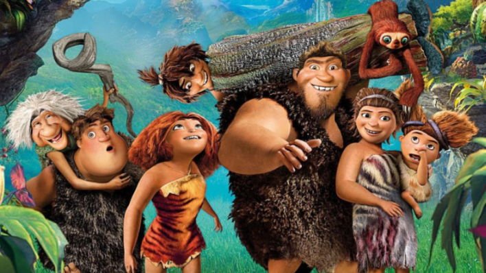 Una scena da "I Croods". Dal 15 al 29 gennaio presso il MIC - Museo Interattivo del Cinema, Fondazione Cineteca Italiana presenta CINECLUB FAMILY, tutte le domeniche di gennaio alle ore 15 un film dedicato a tutta la famiglia.