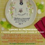 Dal 21 marzo al 15 aprile Rassegna Gastronomica "Sapori di Primavera" a Locate di Triulzi