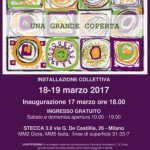 Sabato 18 e domenica 19 marzo a Milano: UnaGrandeCoperta, installazione collettiva alla Stecca 3.0