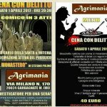 Sabato 1 Aprile: Cena con Delitto all'Agrimania di Garbagnate Milanese
