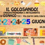 Dal 22 al 25 giugno ad Osnago Il Golosando, Fiera Enogastronomica e di Artigianato con Street Food