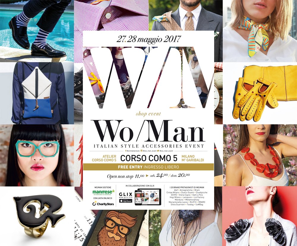 Sabato 27 e domenica 28 maggio a Milano: Wo/Man Italian Style