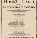 Sabato 10 giugno: al Teatro Pavoni di Milano bovisateatro in scena con "La commedia di Candido"