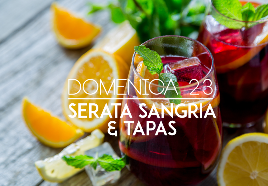 Domenica 23 luglio a Milano: Serata Sangria e Tapas allo Spencer Smoked Soul