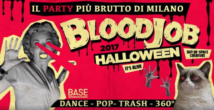 Halloween cosa fare a Milano: Bloodjob negli spazi di BASE Milano