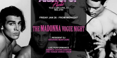 The Madonna Vogue Night: venerdì 26 gennaio AristopPop al Plastic di Milano