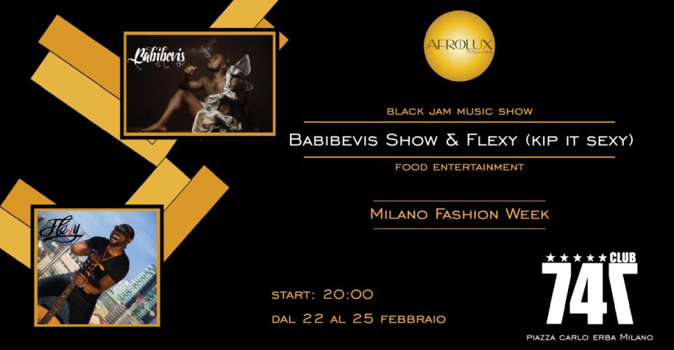 Milano Fashion Week: Afrolux Market al Club 747