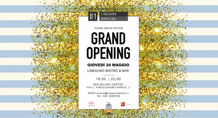 Giovedì 24 maggio: LineaUno Grand Opening a Milano