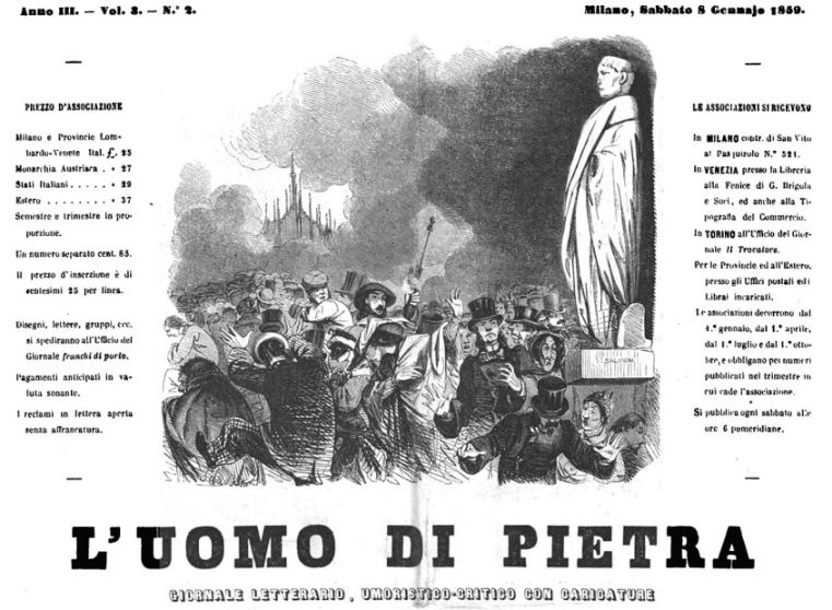 L'Uomo di pietra giornale letterario