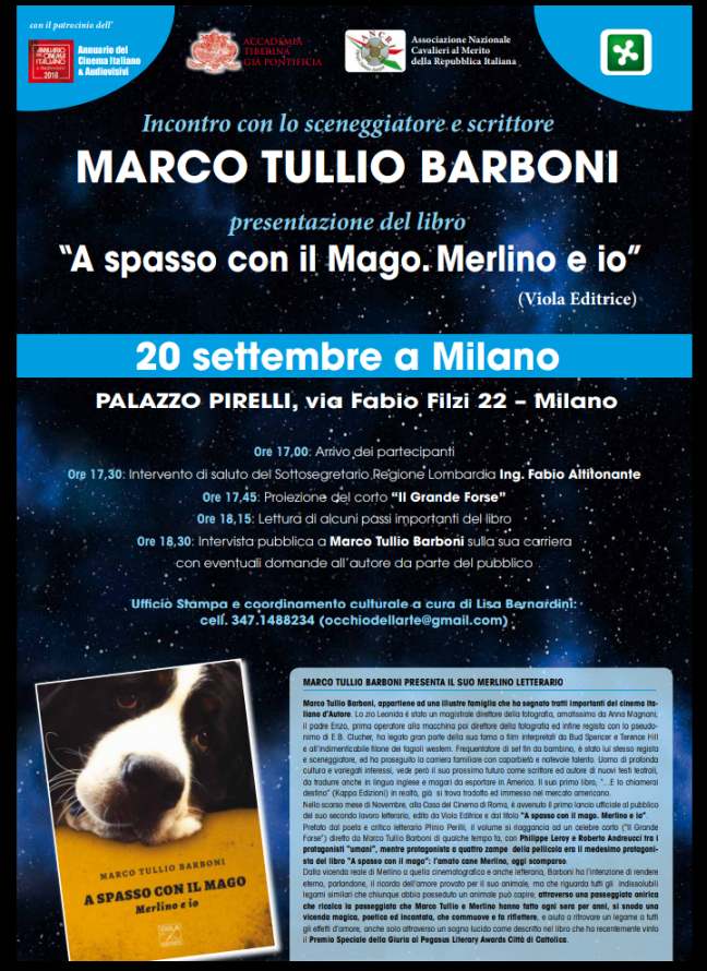 milano presentazione libro marco tullio barboni