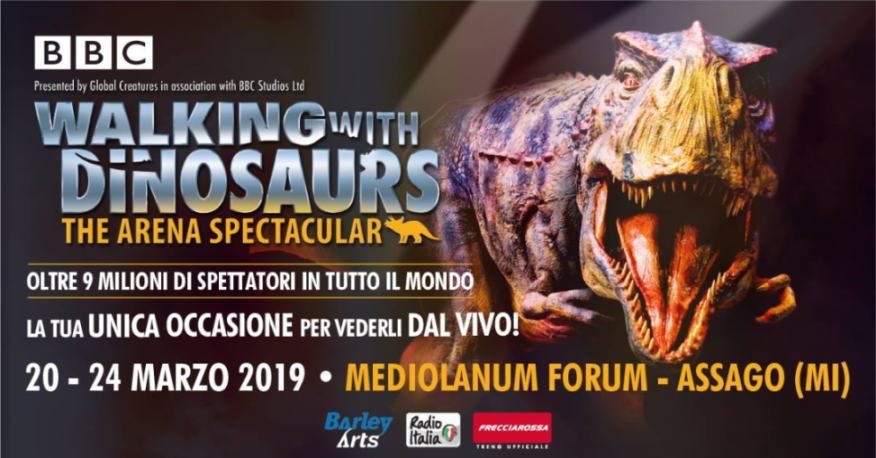 Walking With Dinosaurs a Milano