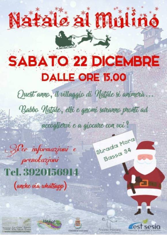 Natale al Mulino: il Villaggio di Babbo Natale al Mulino Mora Bassa