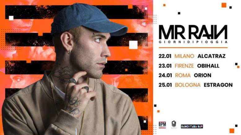 Concerti a Milano: il 22 gennaio Mr Rain live al Alcatraz