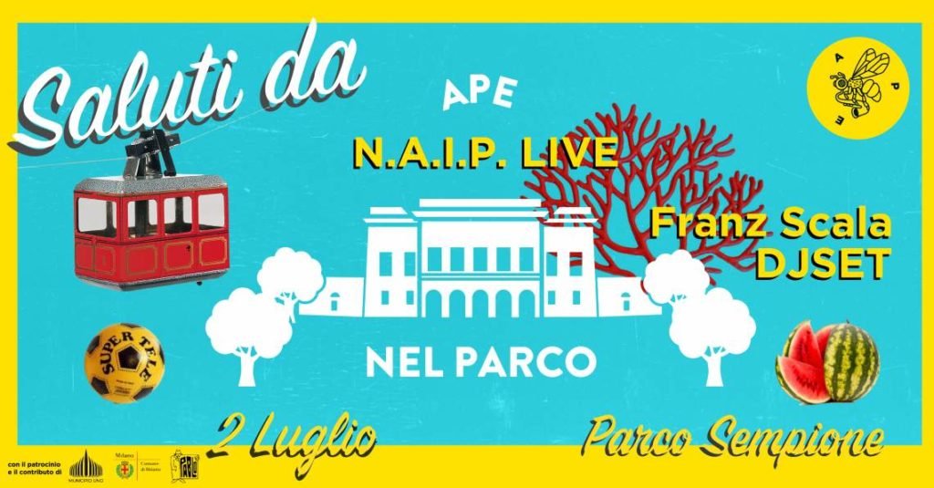 Eventi del 2 luglio a Milano: Ape nel Parco Sempione numero 5