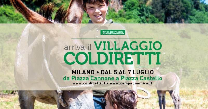 cosa fare sabato 6 luglio a Milano: Villaggio contadino della Coldiretti