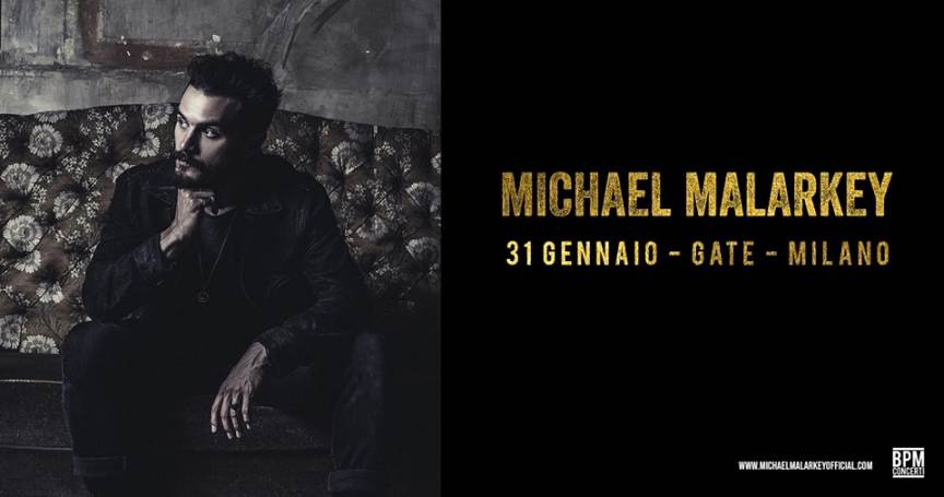 31 gennaio: Michael Malarkey in concerto al Gate di Milano