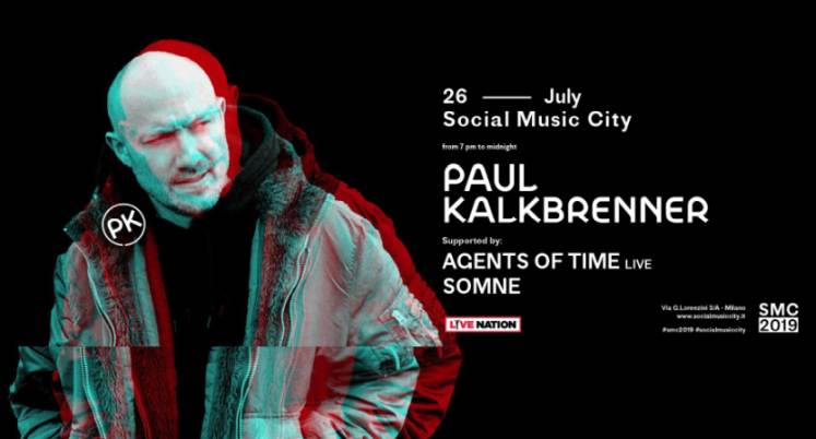 Cosa fare venerdì 26 luglio a Milano: Paul Kalkbrenner at Social Music City 2019