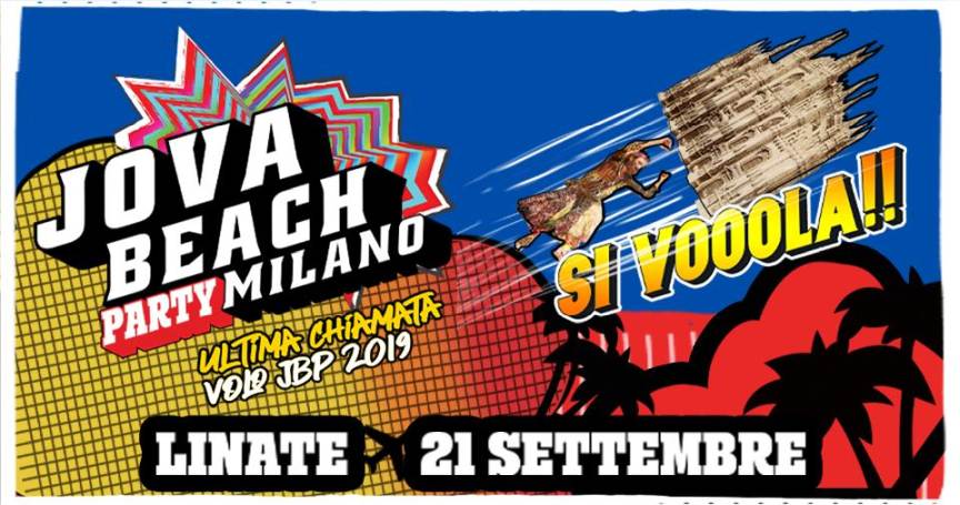 Jova Beach Party Milano Linate: prevendite biglietti su Ticketone