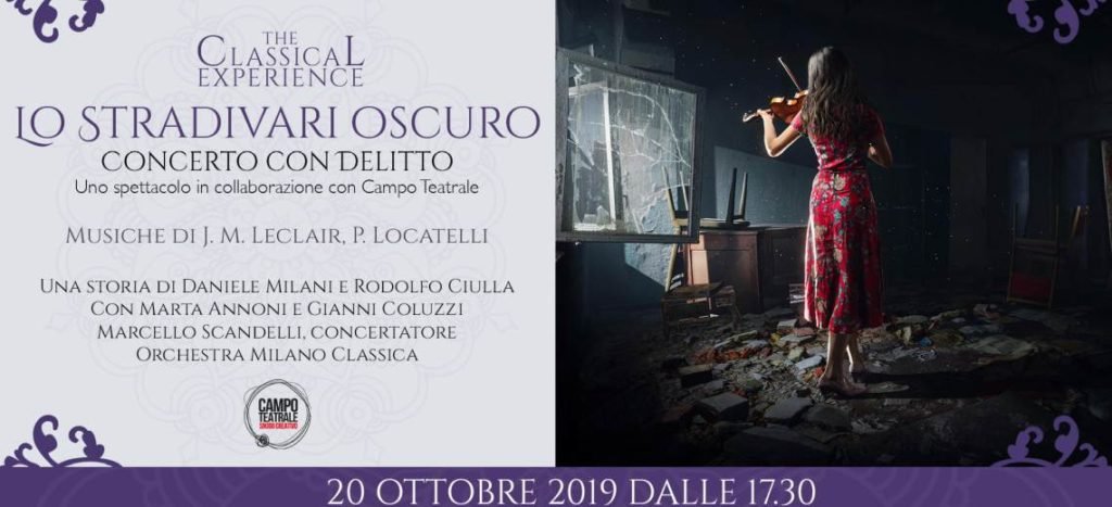 Eventi del 20 ottobre a Milano: Lo Stradivari Oscuro - Concerto con delitto
