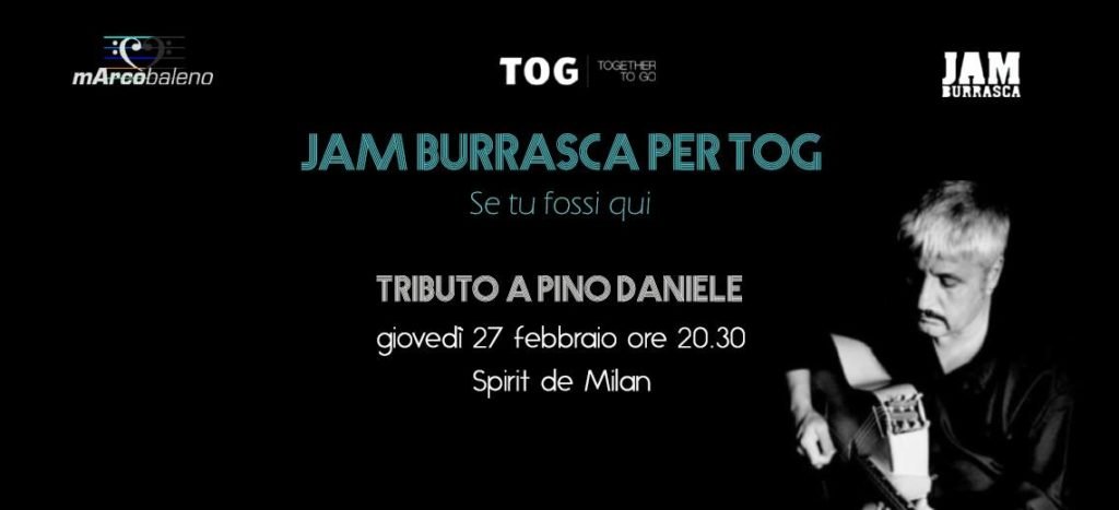 Tributo a Pino Daniele allo Spirit de Milan - Concerto per Fondazione TOG