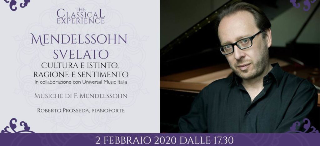 Mendelssohn svelato: Roberto Prosseda in concerto a Milano