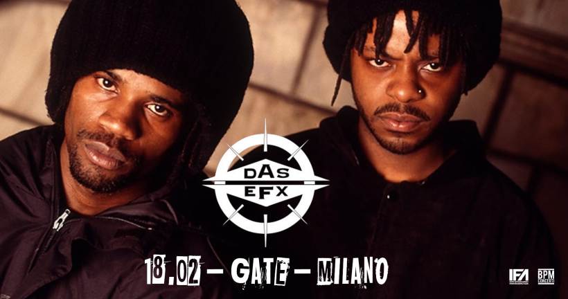 DAS EFX in concerto al Gate di Milano il 18 febbraio