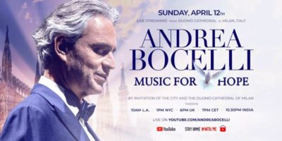 Concerto di Pasqua a Milano: Andrea Bocelli live in Duomo. Diretta streaming su Youtube
