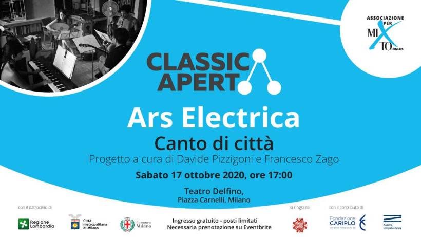 cosa fare a Milano sabato 17 ottobre: Ars Electrica – Canto di città