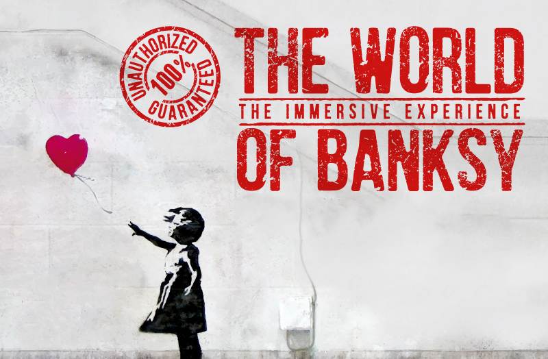 cosa fare a Milano venerdì 14 maggio: mostra The World of Banksy al Teatro Nuovo