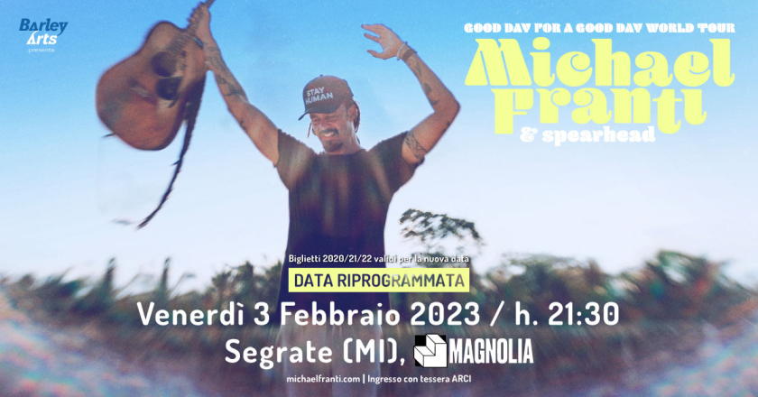 Michael Franti & Spearhead: nuova data per il concerto a Milano