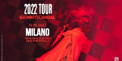Nuova data per GionnyScandal a Milano e cambio di venue per il concerto