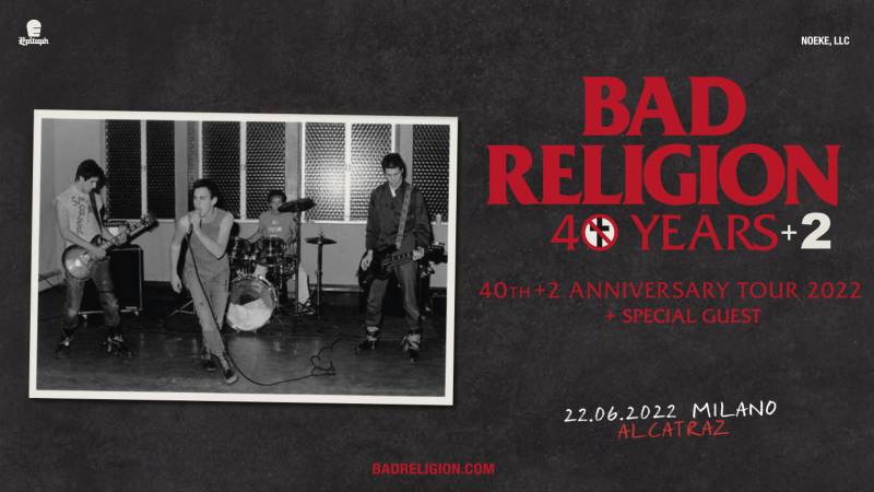 I Bad Religion in concerto all'Alcatraz di Milano a giugno 2022