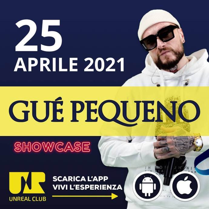 Domenica 25 aprile: showcase in VR di Guè Pequeno su UnReal Club